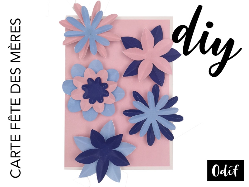 Photo : DIY - Mother's Day flower card